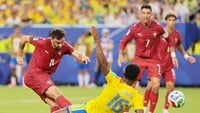 Video av fotballkampen Colombia mot Portugal: Ronaldos uheldige prestasjon.