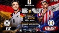 Nhận định, dự đoán tỷ số Đức vs Paraguay (3h30 ngày 30/6), vòng 1/16 World Cup 2026