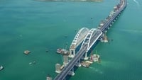 He pointed out signs that Ukraine might be about to attack the Crimean bridge.
