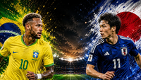 Brazília vs Japán előzetes: Egy álomszerű "összecsapás", várva, hogy a "szamba táncosai" megmutassák képességeiket.