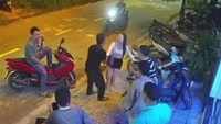 Jente gjentatte ganger slått foran karaokebar i Ninh Binh.