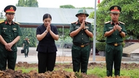 Thông tin mộ tập thể 70-90 liệt sỹ: Phát hiện, cất bốc một hài cốt