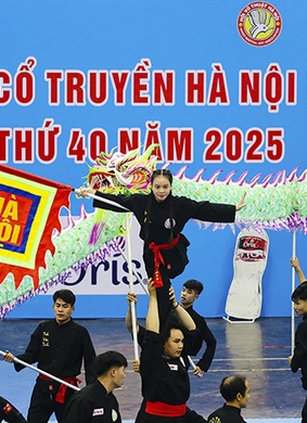 Giải Võ thuật cổ truyền Hà Nội mở rộng 2025