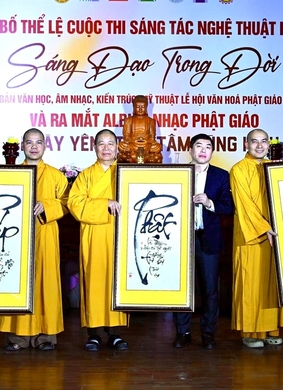 Cuộc thi sáng tác nghệ thuật Phật giáo “Sáng đạo trong đời”