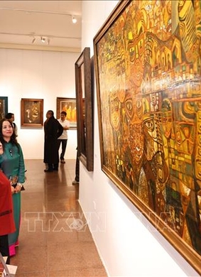 Buddhist art exhibition "Early Summer Lotus IX"