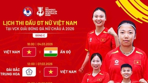 Lộ diện thêm 2 kênh phát đội tuyển nữ Việt Nam đấu giải châu Á: Đá 12 giờ trưa trận nào?