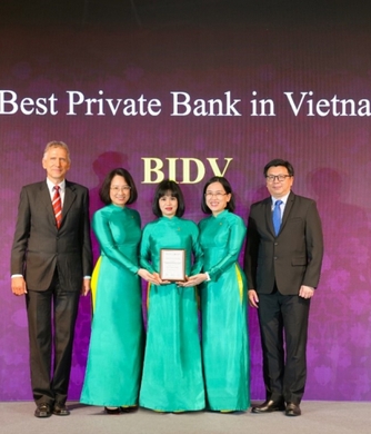 BIDV - Ngân hàng đầu tiên 2 năm liên tiếp nhận Best Private Bank in Vietnam