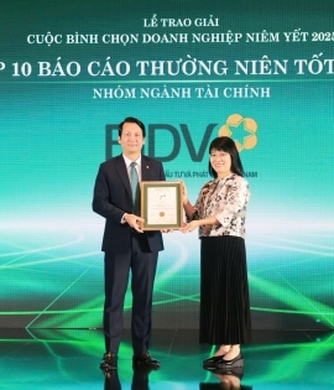 BIDV nhận giải Báo cáo thường niên tốt nhất lần thứ 3 liên tiếp