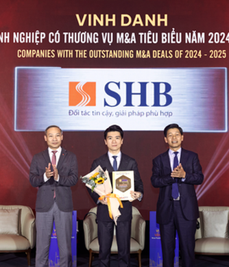 SHB là ‘Doanh nghiệp có thương vụ M&A tiêu biểu năm 2024-2025’