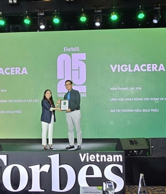 A Viglacera Corporation két egymást követő díjat kapott.