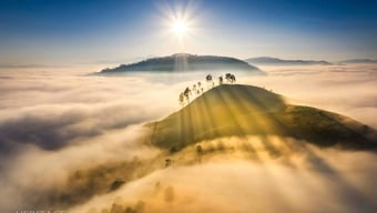 ダラットの雲の中を散策
