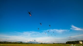 Những khoảnh khắc ấn tượng về đội hình bay làm nhiệm vụ trong Đại lễ A80