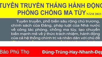 Tuyên truyền tháng hành động phòng, chống ma túy năm 2023