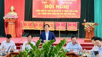 Huyện Ba Vì có 3 xã đủ điều kiện đạt chuẩn nông thôn mới kiểu mẫu