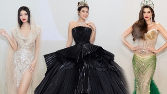 Dàn mỹ nhân "chặt chém" trên thảm đỏ chung kết Miss Grand Vietnam 2023