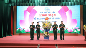 Học viện Hậu cần khai mạc Hội thi cán bộ hội phụ nữ giỏi năm 2023