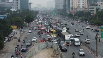 Tận thấy các công trình thi công gây ô nhiễm Hà Nội