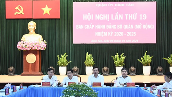 Quận Bình Tân giải ngân đầu tư công đạt 100% chỉ tiêu