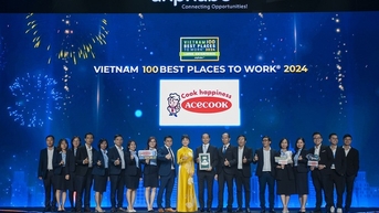 Acecook lan tỏa hạnh phúc cho nhân viên với vị trí top 5 ngành hàng FMCG