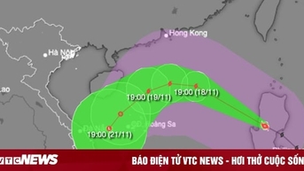 Bão Man-yi giảm hai cấp, liên tục đổi hướng sau khi vào Biển Đông