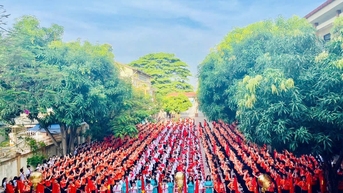 ấn tượng hình ảnh lễ khai giảng năm học mới