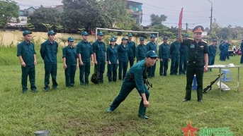 Ban CHQS huyện Ninh Giang (Hải Dương): Đẩy mạnh xây dựng đơn vị vững mạnh toàn diện