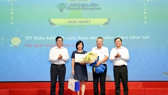 Báo Thanh Niên trao giải cuộc thi viết Tiết kiệm điện thành thói quen
