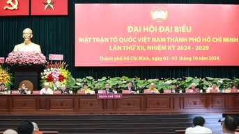 Khai mạc đại hội Mặt trận Tổ quốc Việt Nam TP Hồ Chí Minh lần XII