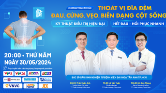 Thoát vị đĩa đệm, đau, cứng cột sống