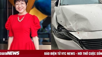 MC Thảo Vân bị tai nạn giao thông