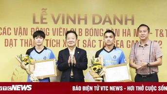 Mai Ngọc- Anh Hoàng nhận thưởng nửa tỷ đồng sau tấm HCV bóng bàn lịch sử