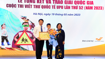 Học sinh tỉnh Bến Tre đoạt giải nhất cuộc thi Viết thư Quốc tế UPU