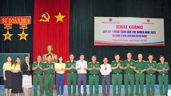 Sư đoàn 9, Quân đoàn 4 tổ chức lớp bồi dưỡng tiếng Khmer