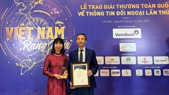 Sáng kiến Tủ sách tiếng Việt đạt giải Nhì Giải thưởng toàn quốc về thông tin đối ngoại lần X