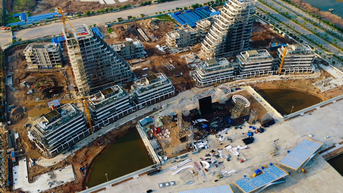 2024년 하이퐁 레드플램보이언트 페스티벌을 위한 "거대한" 무대 완성
