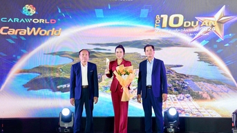 CaraWorld Cam Ranh은 2024년 부동산 시장에서 가장 뛰어나고 매력적인 프로젝트 10위에 올랐습니다.