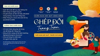 Phát động chiến dịch gây quỹ "Ghép đôi trăng tròn"