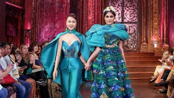 Tuyết Lê trình làng bộ sưu tập mới tại Tuần lễ thời trang New York Couture