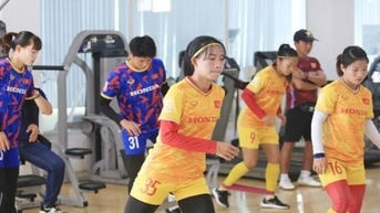 Đội tuyển nữ Việt Nam bổ sung dinh dưỡng, rèn luyện thể lực chuẩn bị cho World Cup 2023