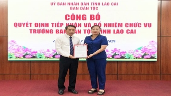 Ông Nguyễn Xuân Nhẫn được bổ nhiệm giữ chức Trưởng Ban Dân tộc tỉnh Lào Cai