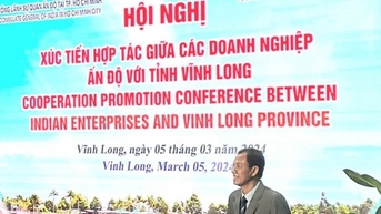 Vĩnh Long thúc đẩy quan hệ hợp tác đầu tư, thương mại với doanh nghiệp Ấn Độ