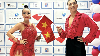Cặp VĐV Việt Nam lọt Top 50 đôi dancesport thế giới lứa tuổi trung niên