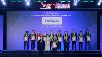 Tasco được vinh danh Top 500 doanh nghiệp lớn nhất Việt Nam 2024
