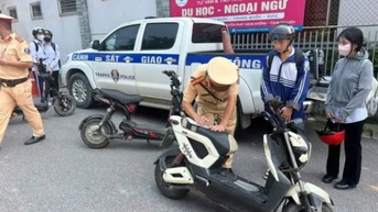 Mạnh tay xử lý học sinh vi phạm giao thông