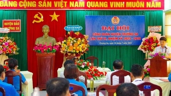Công đoàn huyện Trường Sa tổ chức đại hội nhiệm kỳ 2023-2028