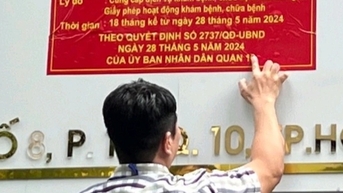 TPHCM: "Viện sắc đẹp" và cơ sở thẩm mỹ vùng kín bị dán biển cảnh báo đỏ