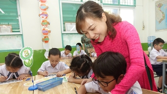 1학년 선생님이 랩으로 가르치다