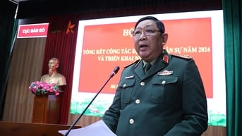 Tổng kết công tác địa hình quân sự năm 2024