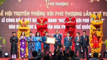 Ghi danh Nghề xôi Phú Thượng vào danh mục Di sản văn hóa phi vật thể quốc gia.