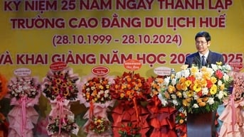 Trường Cao đẳng Du lịch Huế kỷ niệm 25 năm thành lập và khai giảng năm học mới